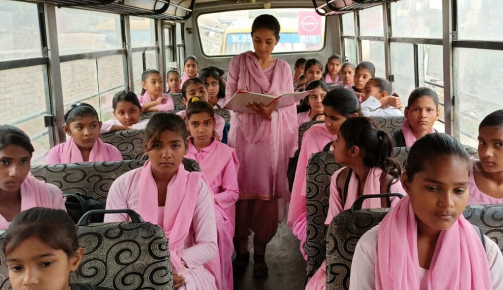 Blossom Bus mentors are empowering girls in gender wise backward Haryana to reach for a dream of higher education and establishing a career.